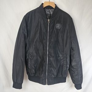 Philipp Plein Men's Black Bomber Jacket Size‎ M.